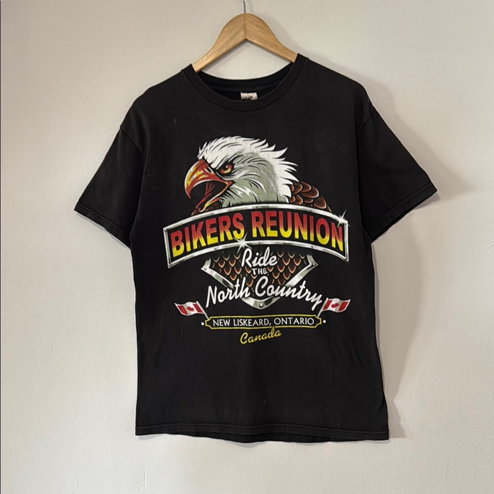Vintage Bikers Reunion T-Shirt / North Country Canada / Medium / 2000s